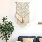 BMIDRUT Hanging Macrame Tapestry Dream Catchers Hand Woven Tapestries Boho Wall Art Decor Home Wall Decor Wall Pediment