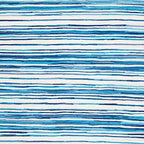 SAFAVIEH Rag Rug Collection Accent Rug - 2' x 3', Ivory & Blue, Handmade Boho Stripe Cotton, Ideal for High Traffic Areas in Entryway, Living Room, Bedroom (RAR126B)