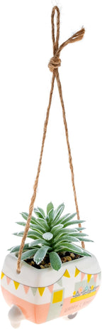 Karma Shaped Hanging Succulent Pot Camper