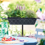 Non-Woven Fabric Plant Grow Bags Replacement 24inch 2Pack Coco Liner Window Basket,Trough Shaped Wall and Deck Mount Planters,Round Hanging Basket