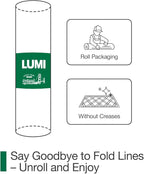 LUMI Anti Fatigue Kitchen Cushioned Mat for Floor, Padded Waterproof Runner for Standing, Stain Resistant Comfort Rugs for Home, Sink, Laundry, 24x59