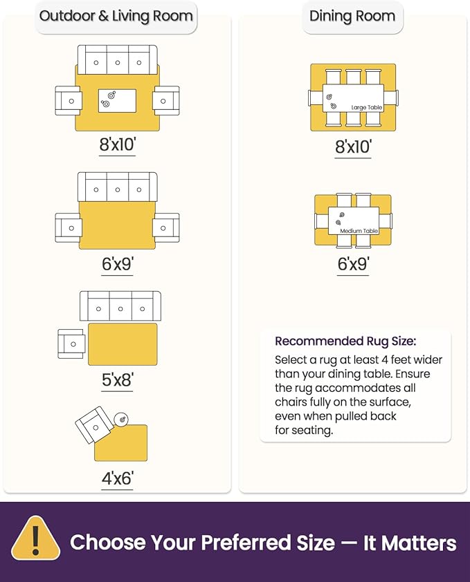 DEXI Jute Rug Natural Fiber 8x10, Braided Woven Area Rugs No Shed, Large Soft Neutral Rustic Carpet Mat for Indoor Entryway Outdoor Patio Dining Living Room Bedroom Farmhouse, Beige/Natural
