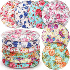 Briwooody 6 Pcs Boho Floor Pillow Cushions Seating 15 x 15 Inches Boho Floor Pillow Round Seat Reading Chair Cushions Yoga Mandala Meditation Pouf for Classroom Home School Playing Supplies