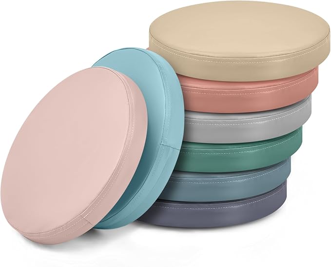 Juexica 8 Pcs Extra Thick Flexible Seating Floor Cushions Assorted Colored Floor Pillow Classroom Seat Cushions Soft Classroom Seating for Kids Learning Daycare School Chair(Light Morandi)