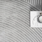 Abani Grey Area Rug for Living Room, Bedroom - Zen Reiki Pattern- 5 x 8 -Durable & Easy to Clean - color: Grey, size: 5'x8' (Rectangular)