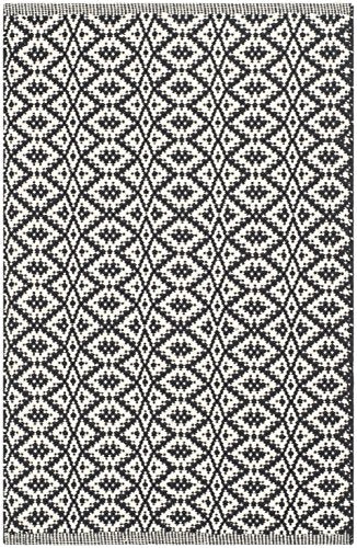 SAFAVIEH Montauk Collection Accent Rug - 2'3" x 3'9", Ivory & Black, Handmade Cotton, Ideal for High Traffic Areas in Entryway, Living Room, Bedroom (MTK716D) - color: Ivory/Black, size: 2'3" x 3'9" (Rectangular)