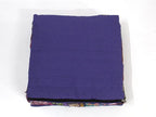 Mam Treasures Indian Bohemian Decorative Pillow Vintage Cushion Cover Patchwork Square Floor Pillow Cover Meditation Cushion Large Floor Pillow Indian Cushion (Purple, 18 X 18 X 5 Inch)