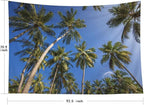 EMMTEEY Tree Tapestry Wall Hanging Decor Extra Large 92.5X70.9 Inch-Coconut Palm Tree Tropical Summer Durable Wall Decor for Living Room