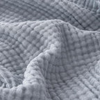 EMME Cotton Muslin Throw Blanket Couch Breathable Gauze Blanket Soft Lightweight Blankets Adults (Dusty Blue, 50"x60") - color: 11 - Dusty Blue, size: Throw (50" x 60")