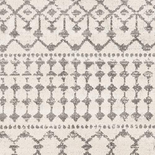 Livabliss Elsie Global Bohemian Area Rug,6'7" Square,Khaki/Gray - color: Khaki / Gray, size: 6'7" x 6'7" (Square)