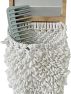 Small Mirror Wall Hanging Boho Macrame Mirror Macrame Wall Art Decortive Bathroom Handmade Home Wall Decor 27" L