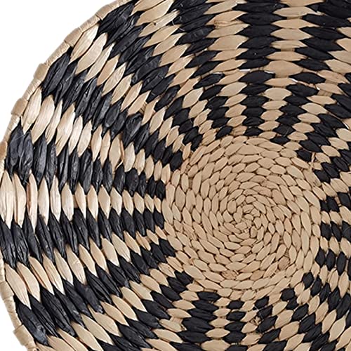 Duiaynke Woven Decor, Hanging Baskets Unique Tapestry for Hallway Bedroom Living Room Home Decorations (Black 30cm) - color: Black 30cm