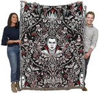 Pure Country Weavers Monster Dracula Blanket - Fantasy Gift - Tapestry Throw Woven from Cotton - Made in The USA (72x54) - color: Monster Dracula, size: 72x54