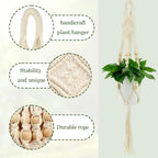 Hanging Planter For Indoor Plants,Macrame Plant Hanger,2Pcs Plant Hanger,Hanging Plant Holder,Plant Hangers,Plant Holder,Plant Hangers Indoor,Macrame Plant Hangers Indoor,Plant Hangers Indoor Macrame