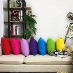 Thmyo 4-Pack 100% Cotton Lumbar Comfortable Solid Decorative Throw Pillow Case Rectangle Cushion Cover Pillowcase Sublimation Blank Christmas DIY Throw Pillowcase for Sofa Bed(12x20inch/30x50cm, Red)