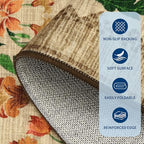 GarveeHome Area Rug for Living Room - color: C Brown, size: 6' (Round)