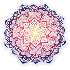 Benefeet Sox Large Mandala Beach Towel Round Microfiber Circle Beach Towels Bohemian Roundie Beach Blanket Quick Dry Beach Throw Blanket Sand Free Pool Towels, 59 Inches Purple Orange - color: Mandala, Purple Orange