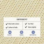 L'AGRATY Knitted Weighted Blanket - 60"x80", 15lbs Cooling Chunky Knit Heavy Blanket for Adults, Braided Crochet Throw, Thick Cable Yarn, Machine Washable - color: Cream White, size: 60" x 80" | 15 lbs