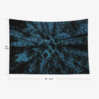 EMMTEEY Black Forest Tapestry Forest in Night Sky with Stars and Clouds Tapestries for Women 60X50 Inches Tapestries Wall Art Present for Families