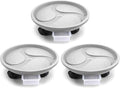 Looca Plant Caddy with Wheels and Drainage Tray, 13”Rolling Plant Stand Flower Pot Mover, Planter Caddies Round Plant Dolly for Heavy Duty Planter, 3 Pack, Bearing 120 lbs (Grey)