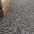 Nourison Home Positano Charcoal 2'2" x 12' Area Rug - Easy Clean, Non Shedding, Bed Room, Living Room, Dining Room, Kitchen (12' Runner) - color: Charcoal, size: 2'2" x 12' (Runner)