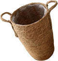 Handmade Rattan Flower Basket Decorative Plant Pot for Indoor Plants Vase Filler Boho Decor