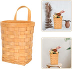 UPKOCH Woven Storage Baskets for Wall Hanging Honey Organizer Nordic Style Decorative Basket for Closet Door Wall Storage