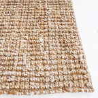 SAFAVIEH Area Rug 5x8 - Natural Fiber Collection - Natural & Ivory, Handmade Jute, Farmhouse Style, Chunky Textured Thick Pile (NF447N)
