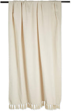 DII Global, Fields of Diamond Woven Throw, 50x60, Natural
