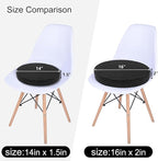 Tromlycs Round Chair Seat Cushion Pad 14 inch for Circle Stool Chairs Non Slip Decorative Foam Cushion Pillow, 1 Piece, 14 x 14 inches, Black