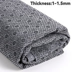 Pllieay 72x40 Inch Non Slip Final Backing Cloth, Vinyl Primary Tufting Cloth Backing Fabric, Non Slip Pad with Plum Blossom Pattern for Carpets Rug Tufting Gun Cushion Punch Needle - size: 72x40 inch