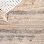SAFAVIEH Natura Collection Accent Rug - 3' x 5', Natural & Beige, Flat Weave Boho Braided Tassel Jute & Wool Design, Ideal for High Traffic Areas in Entryway, Living Room, Bedroom (NAT278A) - size: 3' x 5' (Rectangular)