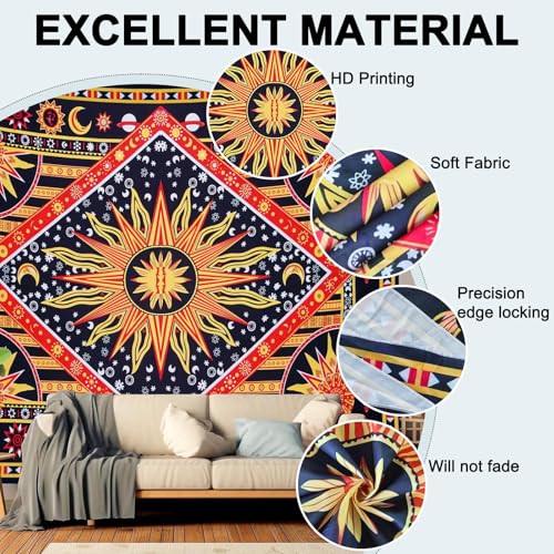 Starry Sky Astrology Tapestry – Celestial Space Constellation Wall Hanging for Bedroom, Living Room, Office - color: Astrological, size: 59"L x 51"W