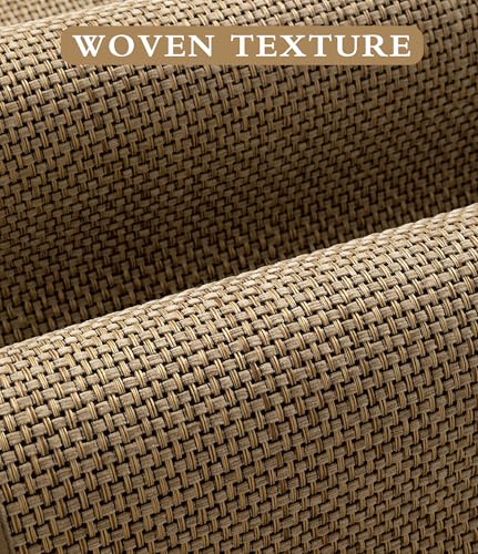 YIHOUSE Bathroom Rugs Sets 2 Pieces, Beige Ultra Thin Bath Mats Fit Under Door, Absorbent Quickly Dry Rubber Backing Braided Bath Mat Set, Non Slip Washable Bath Rugs for Bathroom Floor, Beige - color: Beige, size: 2pieces