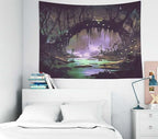 EMMTEEY Horror Tapestry Halloween Tree 92.5X70.9 Inch Extra Large Tapestry Wall Art Hanging Tapetries for Bedroom Living Room Dorm Décor