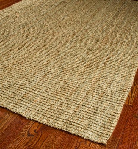 SAFAVIEH Natural Fiber Collection Runner Rug - 2' x 20', Natural Brown, Handmade Jute, Farmhouse Style, Chunky Textured Thick Pile (NF447A)