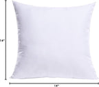 MIULEE Throw Pillow Insert Premium Pillow Stuffer Sham Square for Decorative Cushion Bed Couch Sofa 14x14 Inch