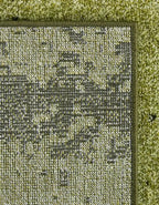 Rugs.com - Angelica Collection Rug – 6 Ft Runner Green Easy-Clean Runner Rug – Perfect for Hallways, Kitchens, and Entryways - color: Green, size: 2' x 6' (Runner)