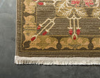 Unique Loom Edinburgh Collection Area Rug - Canmore (7' 1" x 10' Rectangle, Brown/ Light Blue) - color: Brown/Light Blue, size: 7'1" x 10' (Rectangular)