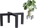 Plant Stand Indoor Outdoor, Heavy Duty Metal Plant Pot Holder, Mid Century Modern Planter Stands, Floor Flower Pot Holder, Fit 5-15 Inches Pots (Black, Fit 5-15 inch pots)