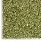 Nourison Home Nourison Essentials Green 2'2" x 7'6" Area Rug - Easy Clean, Non Shedding, Bed Room, Living Room, Dining Room, Kitchen (8' Runner) - color: Green, size: 2'2" x 7'6" (Runner)