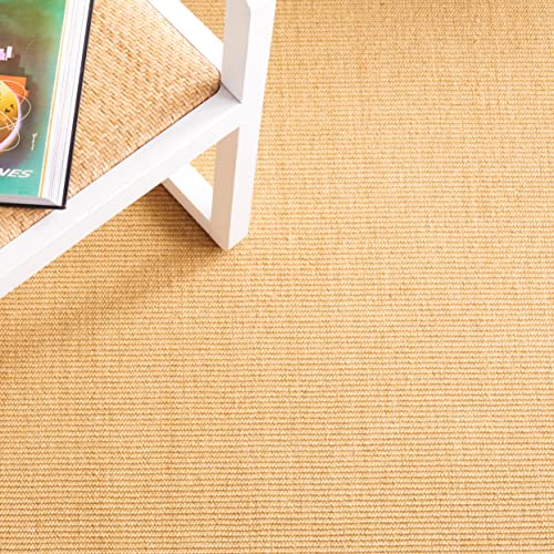 Martha Stewart x SAFAVIEH Area Rug Collection - 2'3" x 8' Runner, Natural & Green, Sisal & Jute, Farmhouse Style, Ideal for Living Room, Bedroom, Foyer, Hallway (MSR9501E) - color: Natural/Green, size: 2'3" x 8' (Runner)