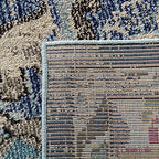 SAFAVIEH Monaco Collection Runner Rug - 2'2" x 6', Navy & Light Blue, Non-Shedding & Easy to Clean, Distressed Medallion Design, Ideal for Hallway, Foyer, Entryway, Kitchen, Bedroom (MNC243N) - color: Navy/Light Blue, size: 2'2" x 6' (Runner)