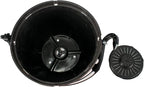 The HC Companies 11 Inch Hanging Metallic Planter - Round Hanging Basket for Indoor Outdoor Plants, Copper (Pack of 2)