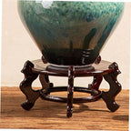 BESPORTBLE Boho Home Decor Indoor Plant Stand Flowerpot Pedestal Wooden Succulents Shelf