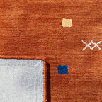 SAFAVIEH Himalaya Collection Accent Rug - 4' x 6', Rust, Handmade Boho Tribal Wool, Ideal for High Traffic Areas in Entryway, Living Room, Bedroom (HIM563P) - color: Rust, size: 4' x 6' (Rectangular)