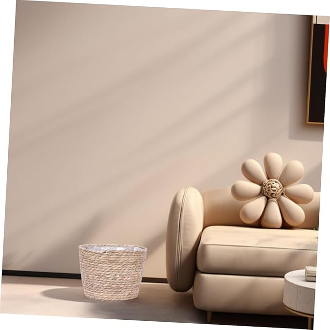 Large Storage Willow Flower Basket Seagrass Plant Basket Woven Planter for Plants
