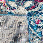 SAFAVIEH Madison Collection Runner - 2'3" x 12', Blue & Grey, Non-Shedding & Easy Care, Ideal for High Traffic Areas in The Living Room, Dining, Bedroom (MAD600M) - color: Blue/Grey, size: 2'3" x 12' (Runner)