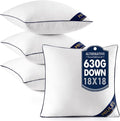 MIULEE 18x18 Pillow Inserts Set of 4 Throw Pillows Premium Down Alternative Pillow Inserts Square Decorative Pillow Stuffer for Sofa, Couch (18x18 inch, Set of 4)