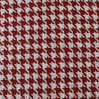Yeiotsy 2pcs Houndstooth Throw Pillow Covers Geometric Cushion Case for Couch Sofa Bed and Chair Made of Cotton and Linen (18 X 18 Inches, Red) - color: Red
